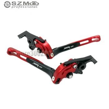 

For TRIUMPH TIGER 1200 EXPLORER TIGER1200 Aluminum Motorcycle Folding Extendable Adjustable Brakes Clutch Levers With LOGO