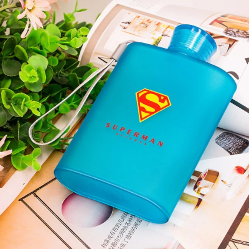 

Creative A5 flat outdoor sports bottle hand paper cup outdoor portable water bottle personalized gift plastic cup