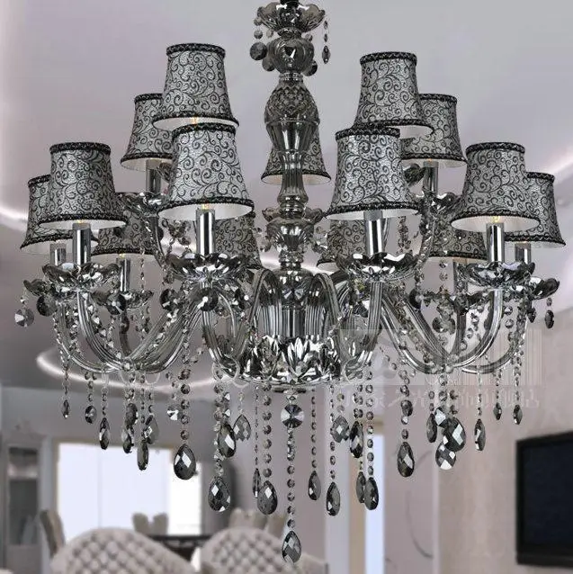 люстра хрустальная серая. люстра хрустальная серая. серый хрусталь. хрустальная люстра в современном интерьере. серый хрусталь.