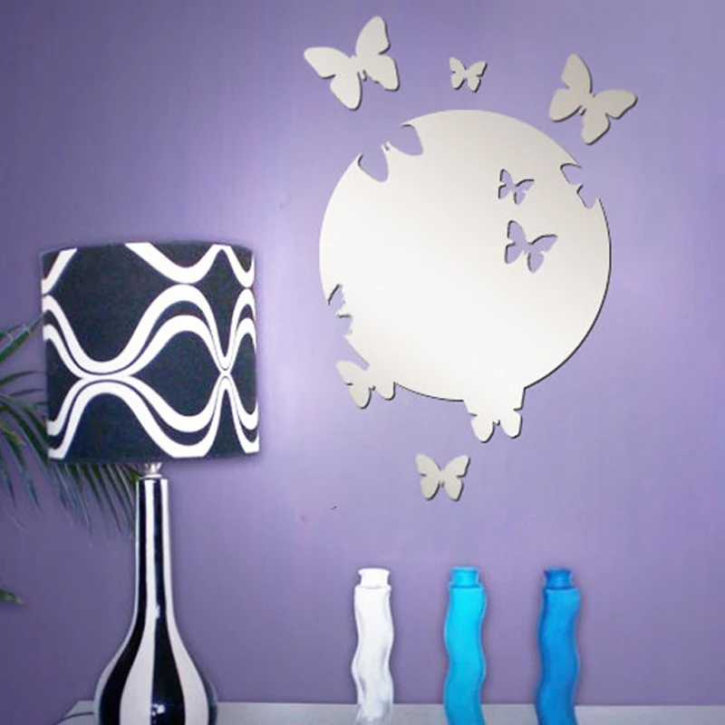 Creative cut out butterfly Decorative Shatterproof acrylic 3D Home