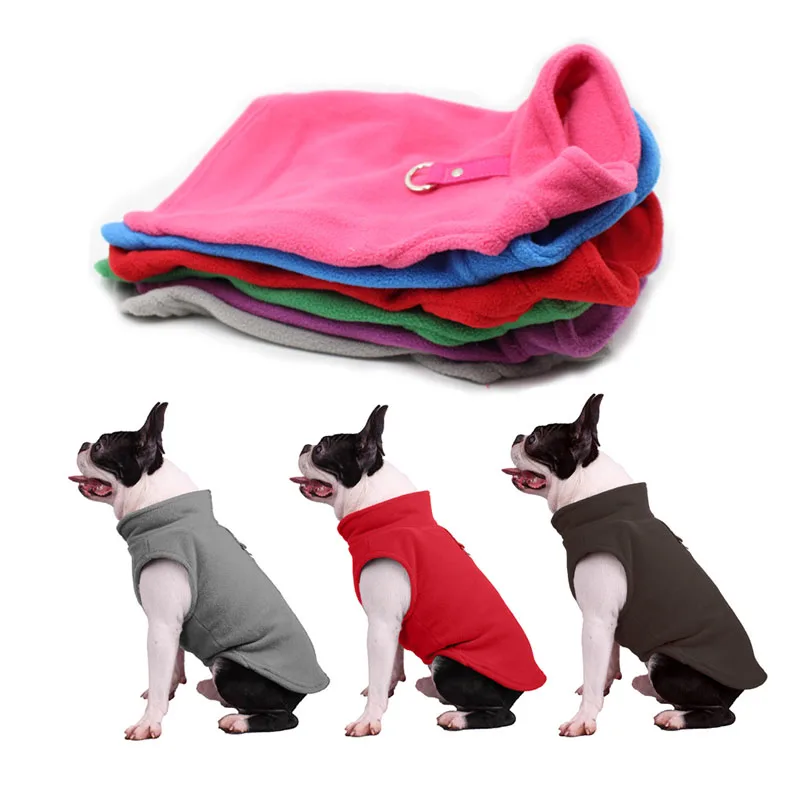 Newest Fleece Cold Weather Dog Vest for Small Dogs Winter Warm Puppy