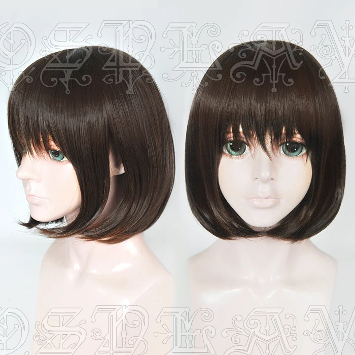 

Game Life is Strange Max Caulfield Cosplay Wigs Dark Brown Heat Resistant Synthetic Hair Wig + Wig Cap