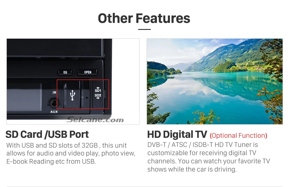 Sale Seicane Universal 1 DIN Android 6.0 Car GPS Multimedia Navi Stereo Player for Nissan QASHQAI/X-TRAIL TOYOTA COROLLA Hyundai Kia 21