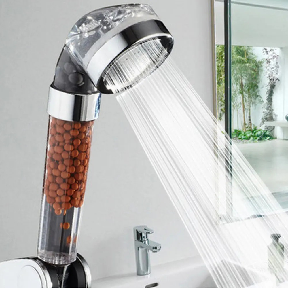 

Shower head holder Bathroom 2018 Healthy Anion SPA Water Therapy shower set Bath Shower Nozzle for Bathroom Accessories filter