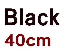 Изготовленные на заказ от 30 см до 80 см длинные перчатки из овечьей кожи с невидимой молнией разных цветов - Цвет: 40cm black