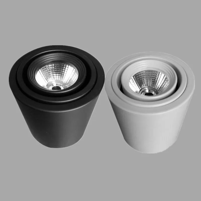 

10pcs/lot 12W square/round LED COB Ceiling Downlight Cold White Warm White LED Spot light AC85V-265V For Home Lighting