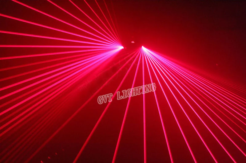 DMX 512 веерообразная шесть глаз сканирования RGB лазерный светильник для DJ диско