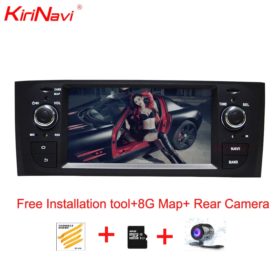 

KiriNavi android 8.1 8 Core T8 6.1inch Car Dvd Player Touch Screen Car Radio For Fiat Grande Punto Gps Multimedia 2007-2011