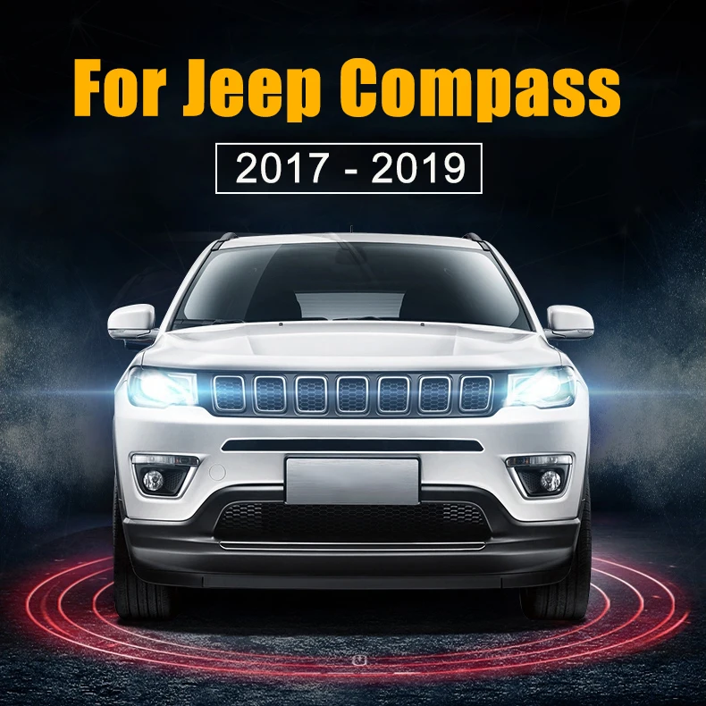 Для Jeep Compass бутылка с рамкой для стакана воды держатель Органайзер автомобиля межкомнатные стеклянные полки контейнер аксессуары