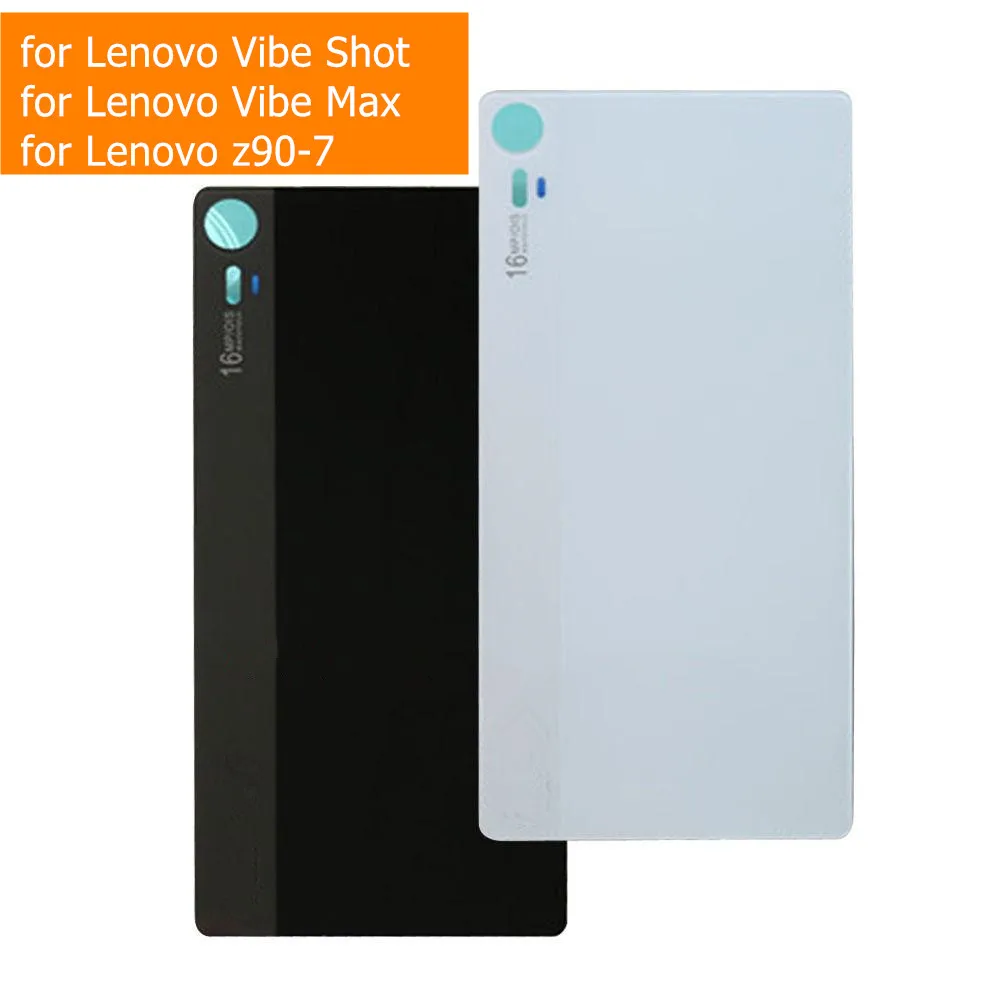 

for Lenovo Vibe Shot Z90 Battery Back Cover Glass Rear Door Housing Z90-3 Z90-7 Z90a40 Vibe Max Replacement Repair Spare Parts