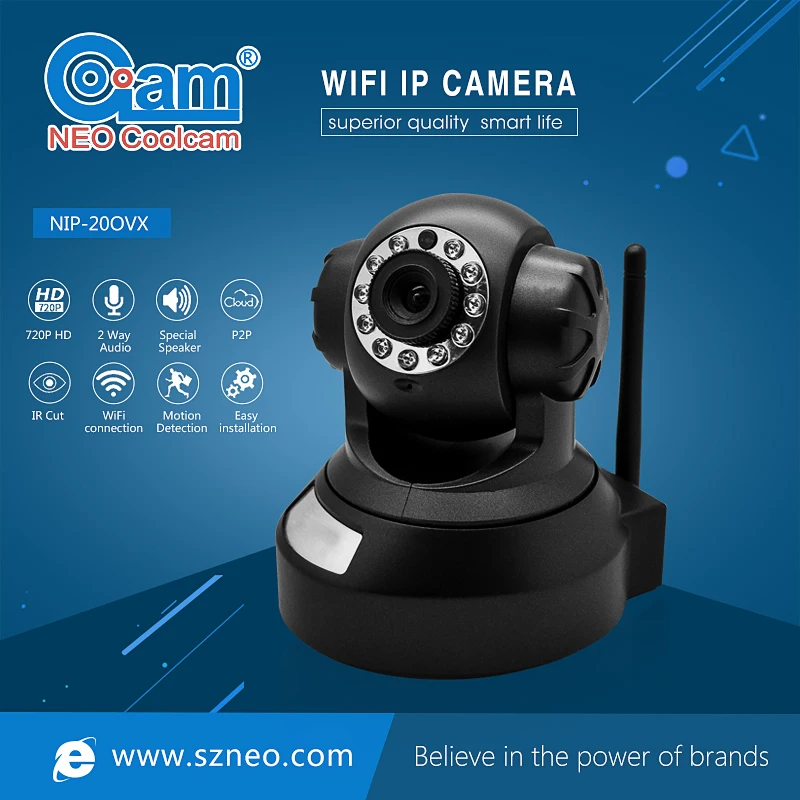 НЕО Coolcam nip-20ozx 720 P IP Камера сети Wi-Fi ИК Ночное видение CCTV видеонаблюдения cam, Поддержка iPhone, android