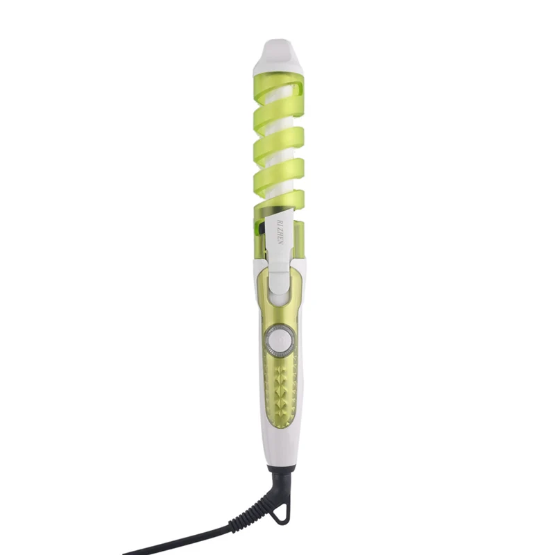 Зеленый Электрический волшебный инструмент для укладки волос анти-ожога палка для волос Rizador De Плойка для волос бигуди Ролик Pro для салона красоты в помещении
