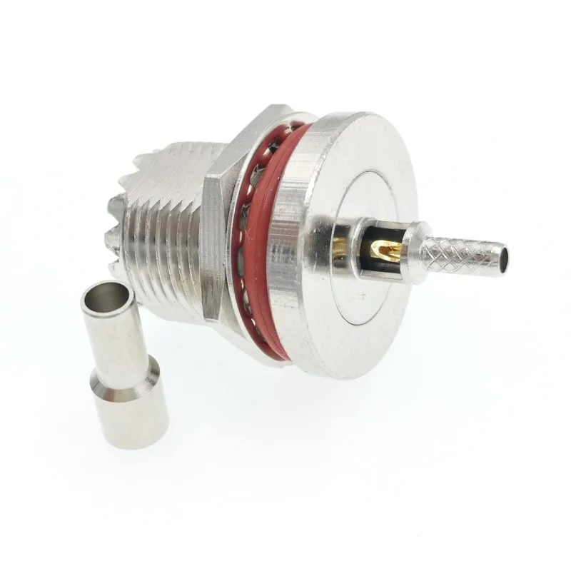 

UHF SO239 гнездо переборка обжимной RG316 RG174 LMR100 RF коаксиальный разъем
