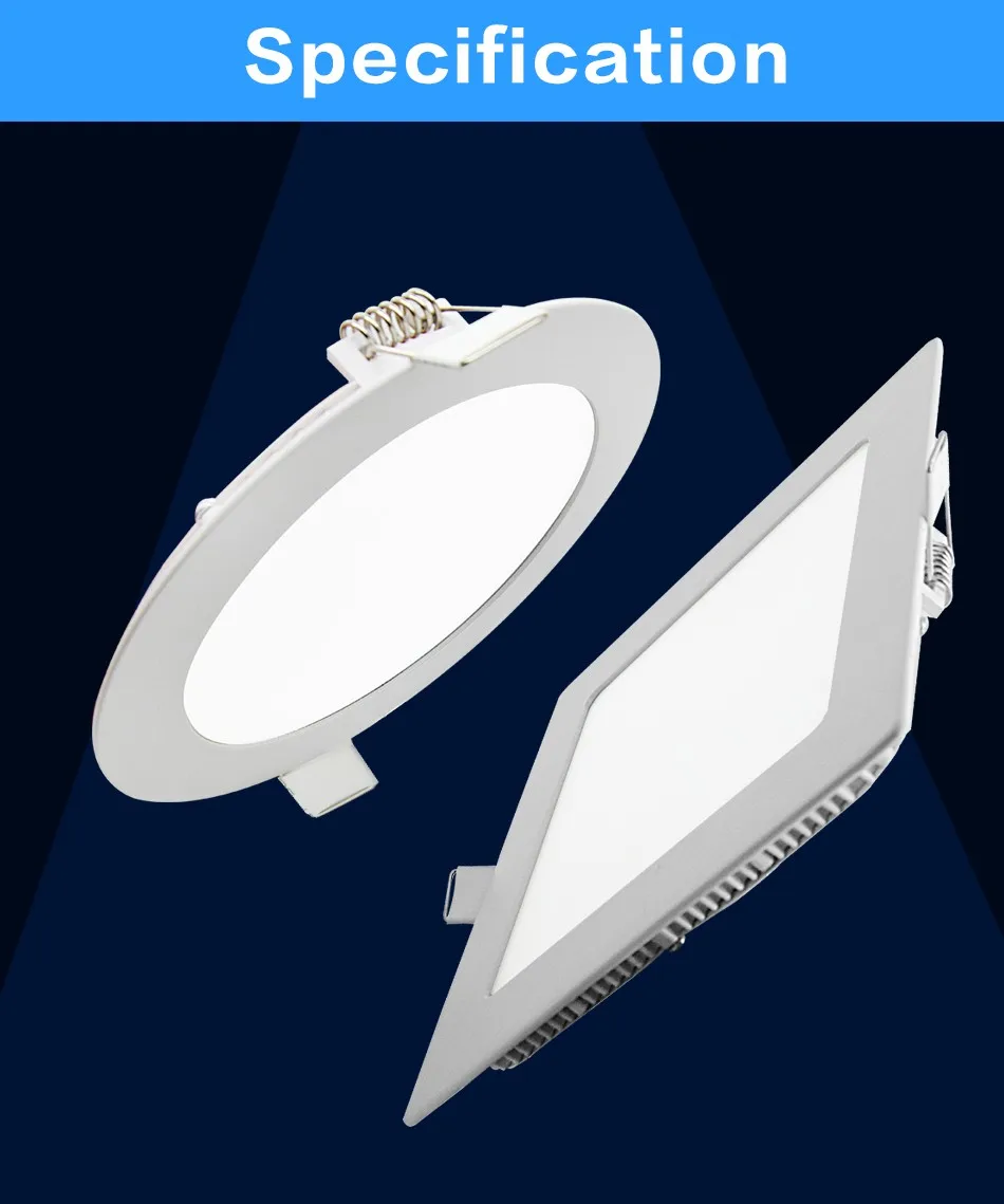 led cloud ceiling Ultra thin Design 3W 4W  6W 9W 12W 15W 18W 24W LED Ceiling Recessed Lamp Downlight / Slim Round Square Flat Panel Light gold ceiling lights