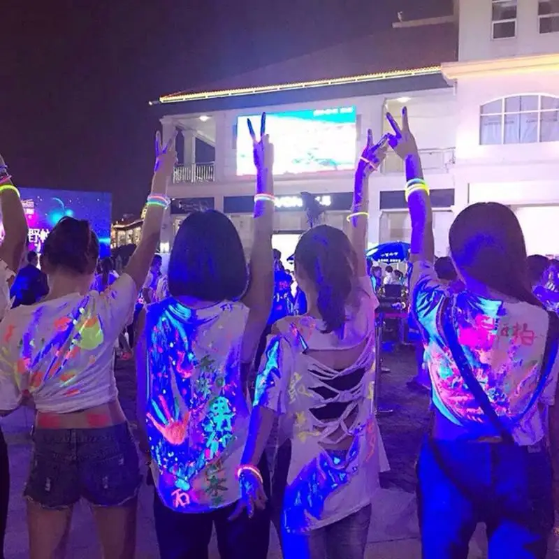 

Party Body Painted Waterborne Luminous DIY Graffiti Fluorescent Pigment