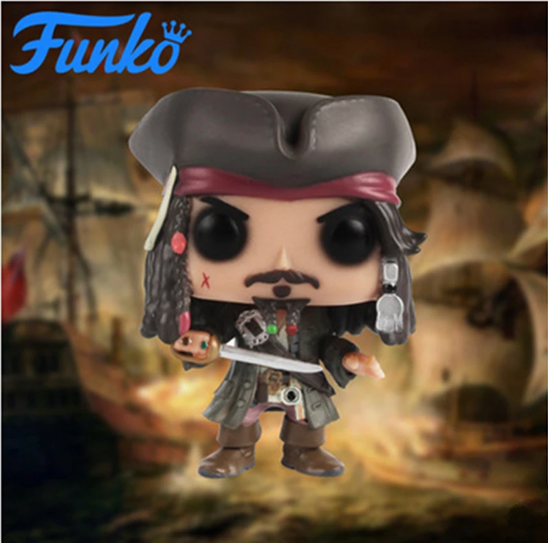 barbossa with monkey funko pop
