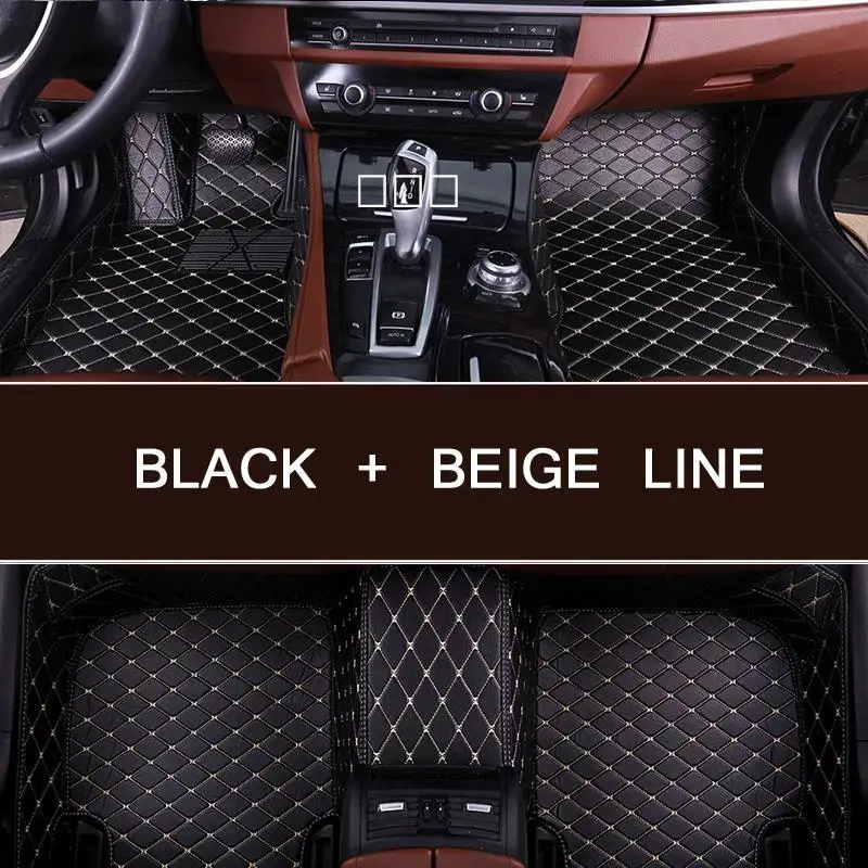 Genuine Leather Car Floor Mats Car Carpet Mats Waterproof Anti dirty