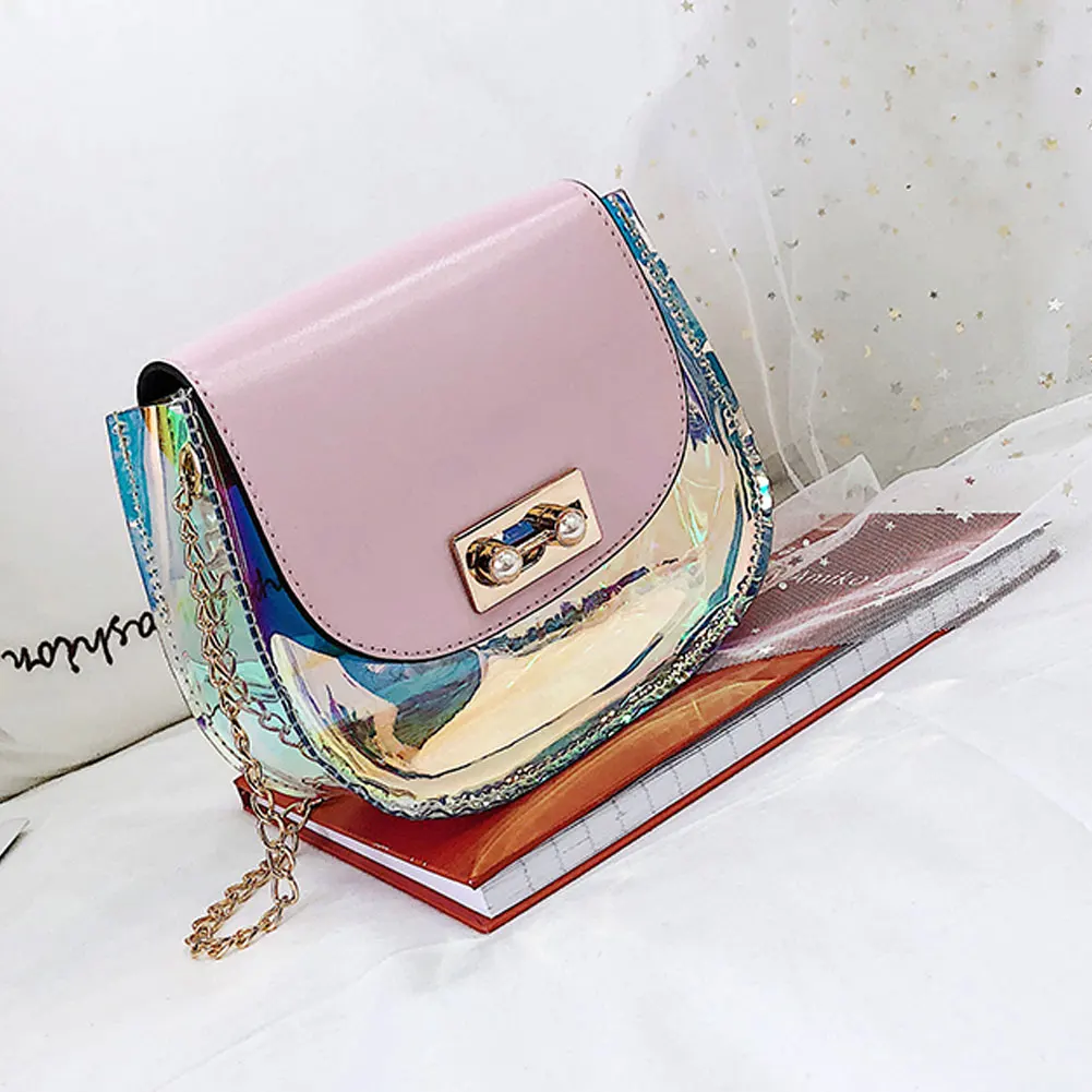 

Designer Bags Famous Brand Women Bag 2019 Women Crossbody Candy-colored Laser Material Handbag Fashion Style Hot Selling