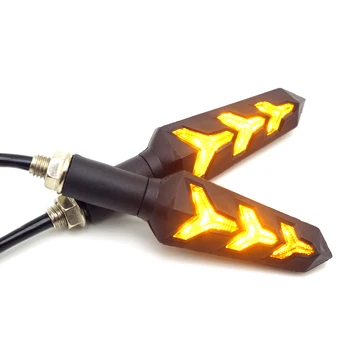 

Flowing motorcycle turn signal lights Lamp LED clignotant moto Blinker FOR KAWASAKI Z750 Z750R Z250 Z1000 NINJA 250/300 ER6N 6F
