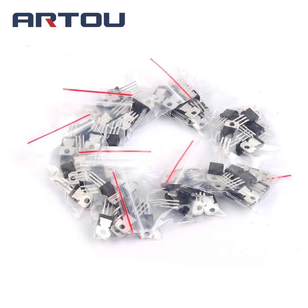 

10PCS/EAHC=80pcs 7805 7809 7812 7815 7905 7912 7915 LM317 to-220 transistor kit