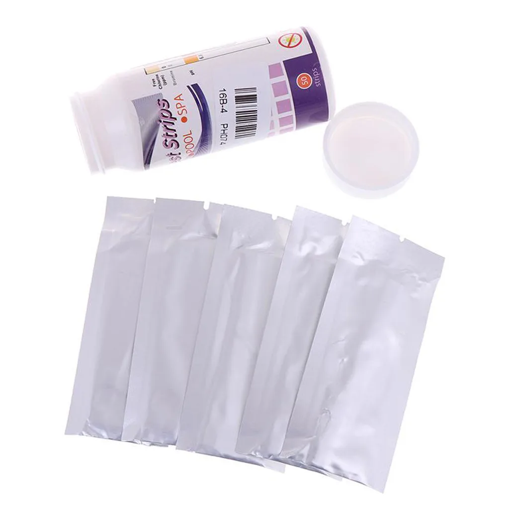 50pcs 2 in 1 Acid Water Hardness SwimmingPool Spa Chlorine Test Strip cloro piscin keto химия для бассейна таблетки для бассейна 50pcs 2 in 1 Acid Water Hardness SwimmingPool Spa Chlorine Test Strip cloro piscin keto химия для бассейна таблетки для бассейна
