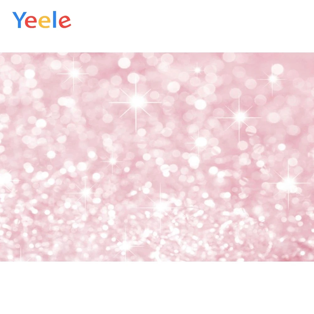 Yeele фотозона розовый светильник боке блестки мечтатвечерние портрет фотографии