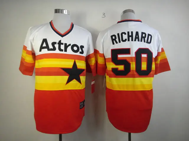 2015 Houston Astros rainbow jersey blank authentic shirt Stitched #27 Jose  Altuve #50 JR Richard jersey Astros rainbow custom - AliExpress