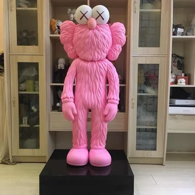 [Новый] Большой Размеры 130 см KAWS Таиланд Бангкок выставка Улица Сезам BFF ПВХ Фигурки игрушки куклы коллекции модель