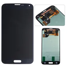 Wholesale Mobile phone spare parts 100% Original For Samsung galaxy S5 I9600 lcd G900F/G900H LCD screen display digitizer