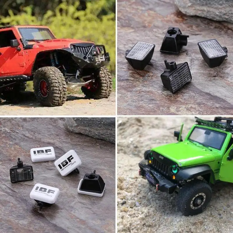 4 шт. RC автомобильный светодиодный светильник абажур для 1:10 Tamiya HSP Toy Axial|Детали и