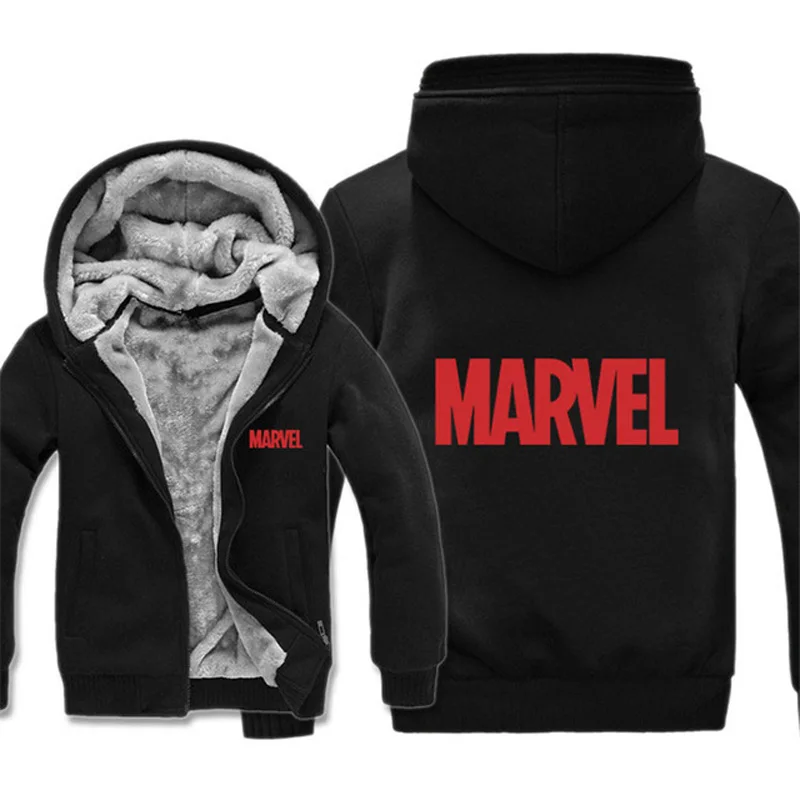 as picture Зимние толстовки Мстители для мужчин 3d письмо печати Аниме толстовки Marvel США уличная супергерой теплая Мантия с капюшоном Топ W032 - Цвет: as picture