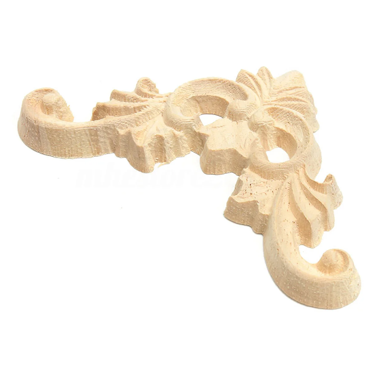 

HOT SALE 8pcs Rubber wood Onlay Applique Wooden Carving Decor Furniture Decor 7x7cm