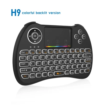 

Mini Keyboard remote H9 With Touchpad Backlight 2.4G Wireless remote control for Google TV Set Top box Projector smart remote