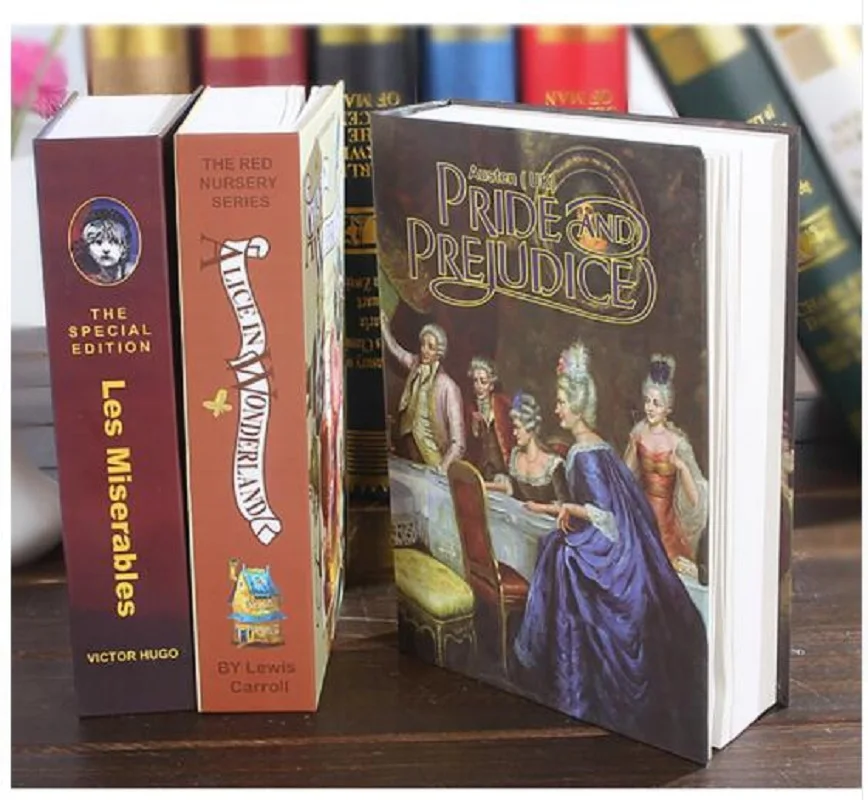 Сейф для хранения в трех стилях книга банка денег ювелирных изделий скрытый