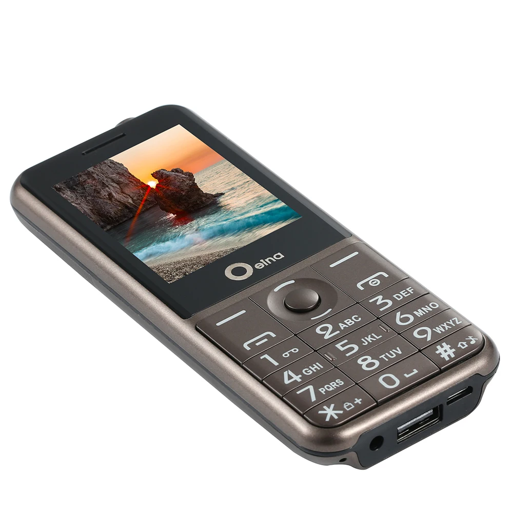 Оригинальный новый внешний аккумулятор Oeina T18 2500 мАч FM 3 Sim карты GSM 2 4 ''для