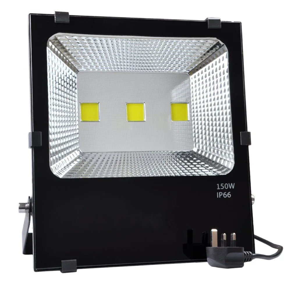 150W LED Floodlight, 750W Halogen Bulbs Equivalent, IP66 Waterproof