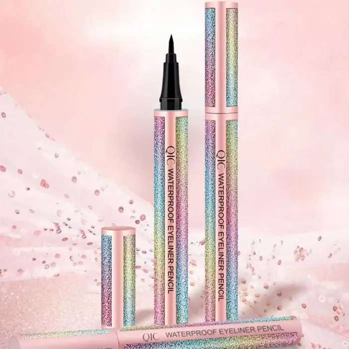 1 шт. водостойкий жидкий карандаш для подводки глаз Smudgeproof Гладкий Звездный чехол подводка для глаз ручка FM88