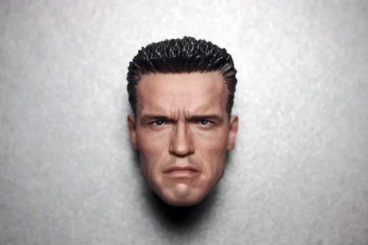 

1:6 Scale Male Head Sculpt Model Terminator 2 T800 Arnold Schwarzenegger Head Sculpt Model for 12 inches Action Figure