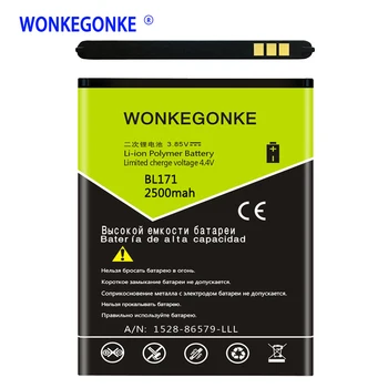 

WONKEGONKE BL171 Battery for Lenovo A356 A368 A390 A390T A376 A370E A500 A60 A65 A319 Batteries Bateria