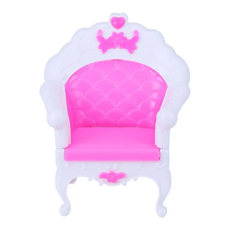 

Princess Sofa Armchair Cute Dolls Pink Single Chair Baby Toy Sweet Dreamlike Furniture