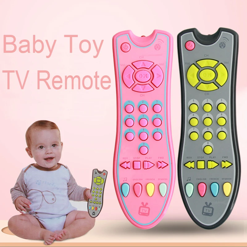 Yirtree Baby TV Remote Control Toy, Baby Toys, Learning Remote Toy with  Light Music for 6 Months + Baby, Learning Toys for One Year Old Baby  Infants