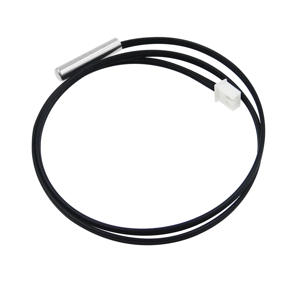 

10pcs/lot 50cm NTC Thermistor Temperature Sensor Waterproof Probe Wire 10K 1% 3950 W1209 W1401 cable