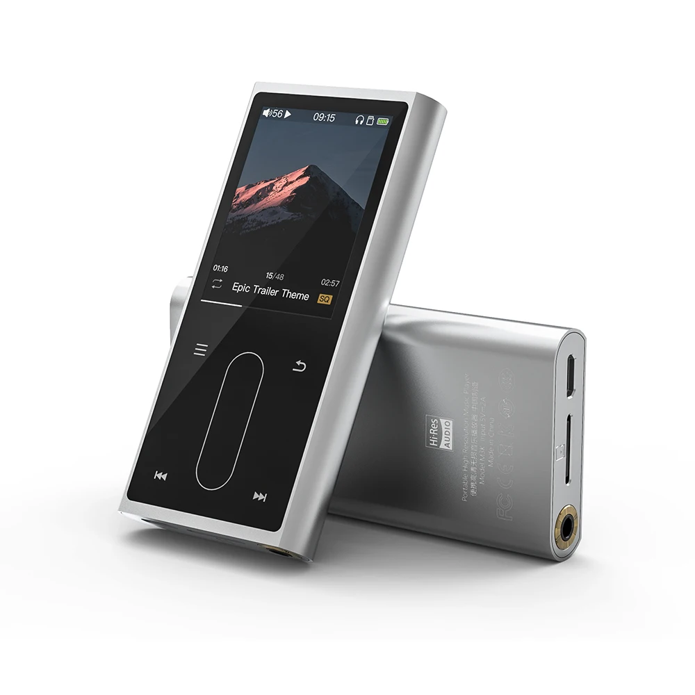 Online FiiO M3K Sport Audio Mini pantalla Lcd reproductor de Mp3 música Audio Mp 3 con Recoder de voz para estudiantes, niños con auriculares EM3K opcional