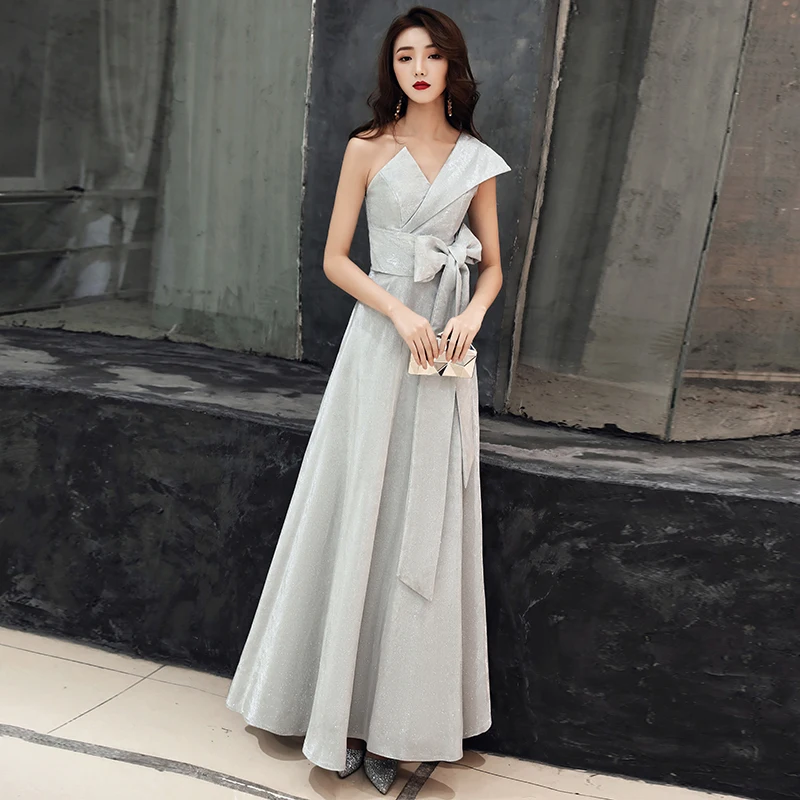 Robe De Soiree 2020 новые синие Элегантные Длинные Формальные Вечерние платья а силуэта с