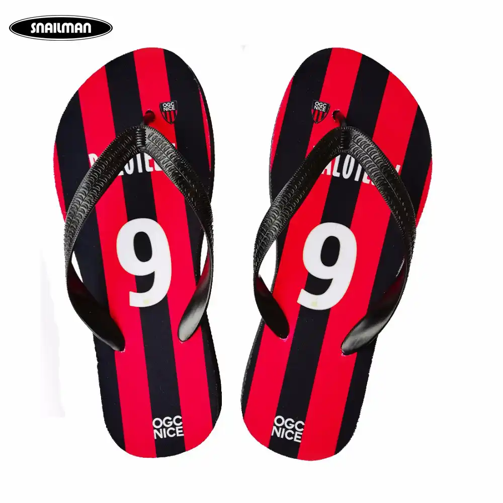 soccer flip flops