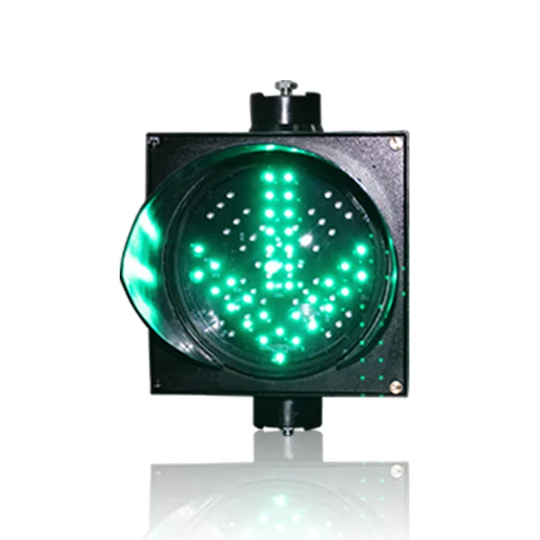 

High Quality Waterproof Toll Station PC Housing 200mm Red Cross Green Arrow LED Traffic Signal Light