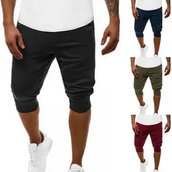 Прямая доставка LOOZYKIT мужские 3/4 джоггеры брюки Slim Fit тренировочные спортивные шорты для спортзала мужские повседневные спортивные