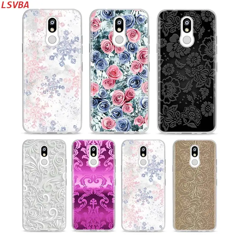 Мягкий силиконовый чехол черный Ловец снов для LG K40 V50 V40 V35 V30 V20 Q8S Q7 Q6 G8 G7 G6 G5 ThinQ |