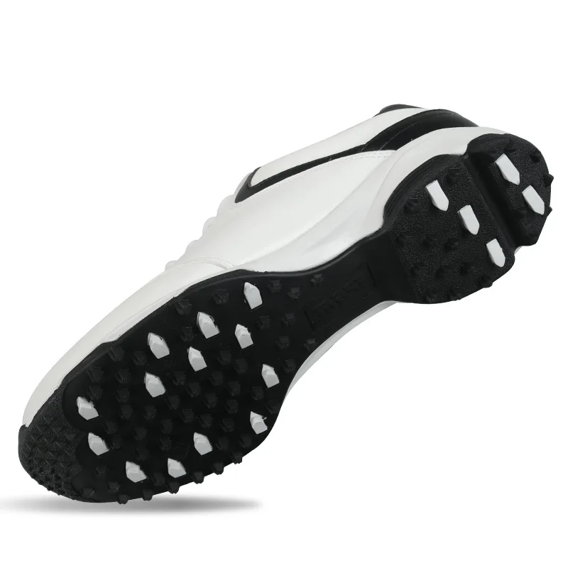 Мужские туфли для гольфа спортивная обувь мужские Ультра-легкие эластичные EVA Дышащие водонепроницаемые(черный