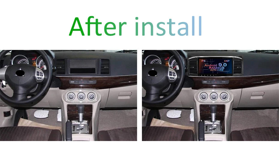 Excellent 10.1" DSP IPS screen RAM 4G 64G Android 9.0 2 din GPS For MITSUBISHI LANCER radio navigation stereo receiver no DVD PLAYER 5